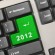 Computer keyboard with 2012 key