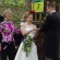 Go Ape Bride and Groom Exchange Rings at Wedding Ceremony in the Trees