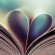 Book love heart