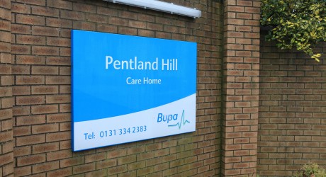 10 APR Bupa - Pentland-Hill-Sign