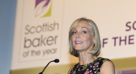 Mich Turner at the Scottosh Baker of the Year Awards 2017
