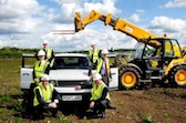 Start of work Pentland Land Rover