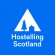 Hostelling Scotland White on Blue 2000