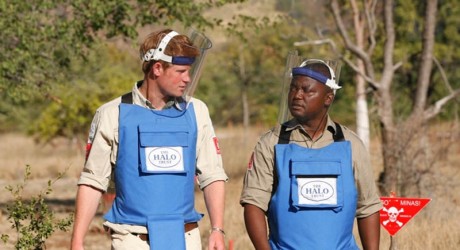 Prince Harry's visit to the HALO Trust