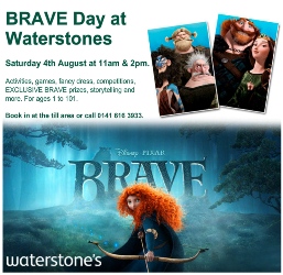 Brave day at Waterstones Resize