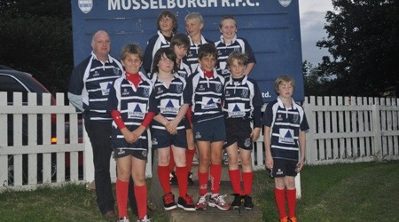 Musselburgh mini rugby team